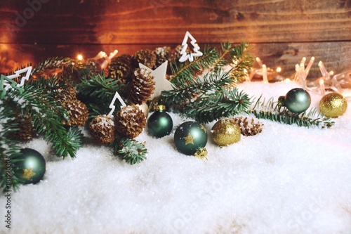 Grußkarte - Weihnachtskugel...
