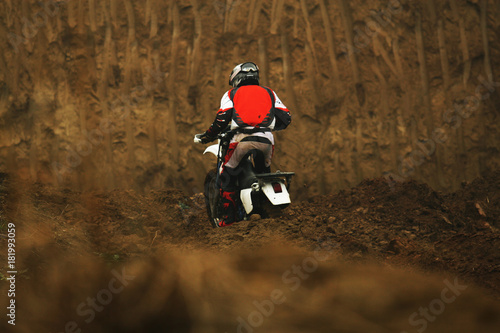 Moto cross rider