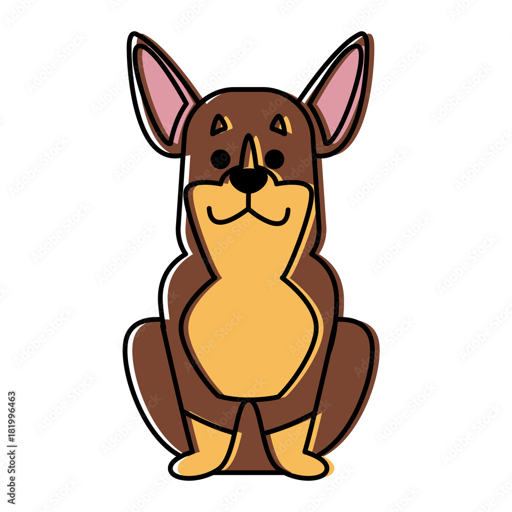 Cute dog cartoon Cute dog cartoon