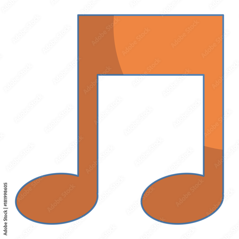 music note isolated icon vector illustration design music note isolated icon vector illustration design