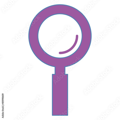 magnifying glass isolated icon vector illustration design