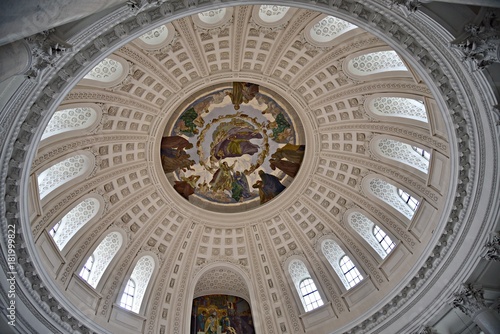 Deckengemälde im Dom zu St Blasien Innenkuppel