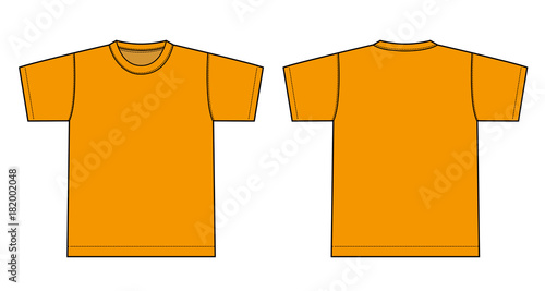 Tshirts illustration (orange) 