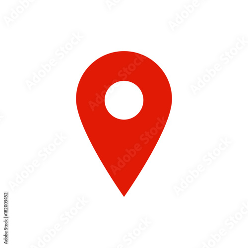 Location icon, map pin symbol
