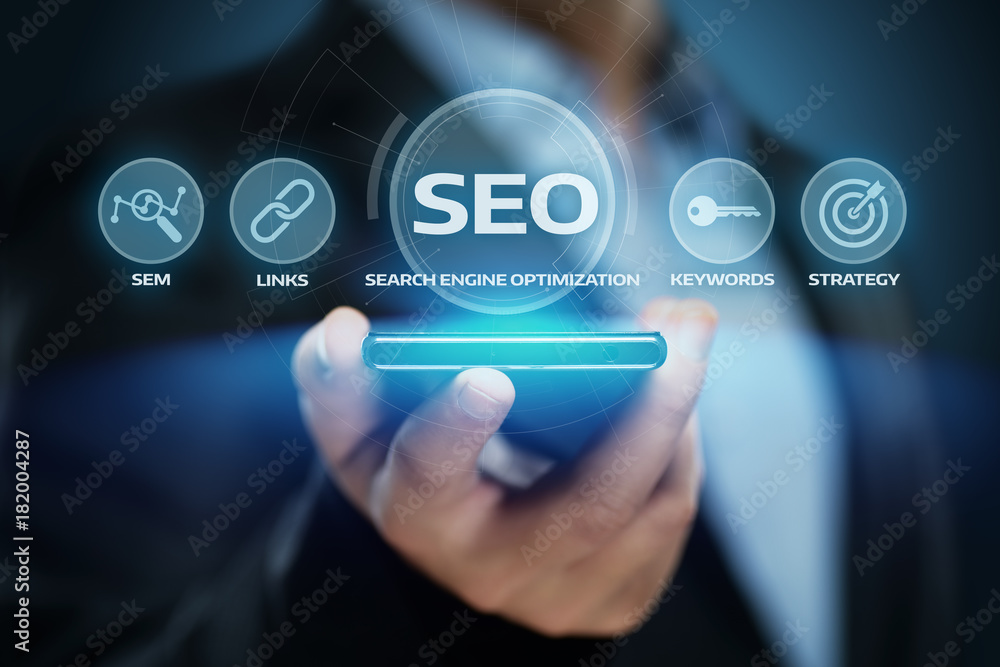 SEO Search Engine Optimization Marketing Ranking Traffic Website Internet Business Technology Concept SEO Search Engine Optimization Marketing Ranking Traffic Website Internet Business Technology Concept