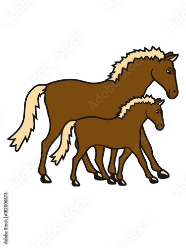 baby kind junges mama papa familie laufen gehen pferd pony reiten schnell pferdchen klein spa   schnell comic cartoon reiter sch  n s     niedlich