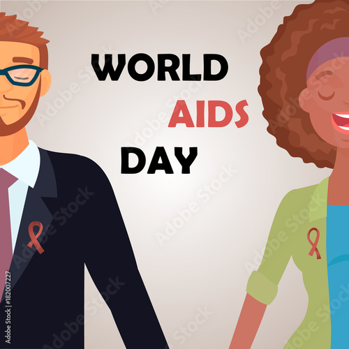 Worlds Aids day card 1 december