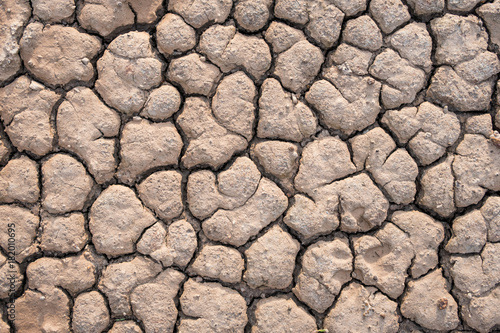 Ground crack texture background