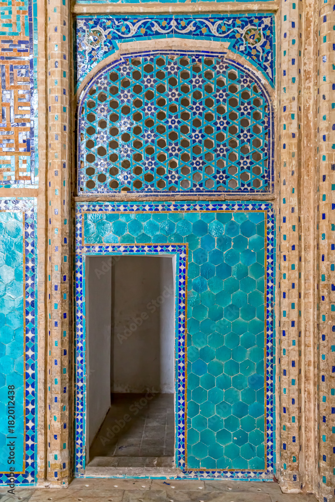 Φωτογραφία Colorful interior of the Yame mosque