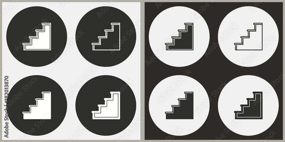 Obraz na plátně Ladder - vector icon.