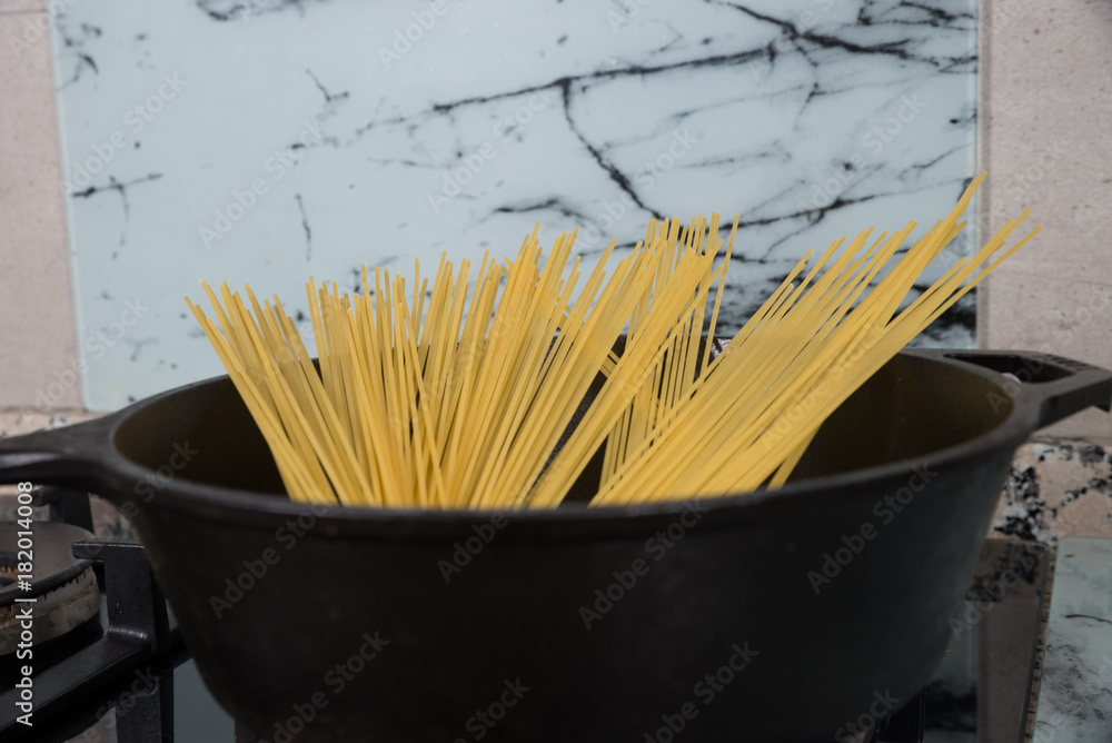 Fotografie Pasta ready to be cooked