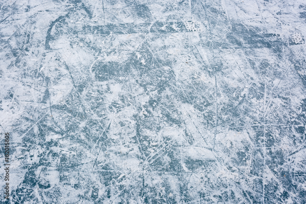 Obraz premium Ice rink surface