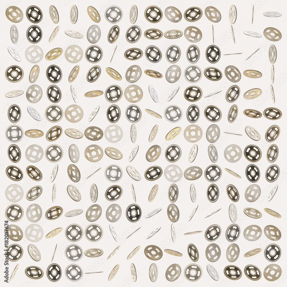 Randomly Rotated Floating gears in a Neat Grid Randomly Rotated Floating gears in a Neat Grid