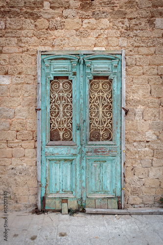 Broken ancient door