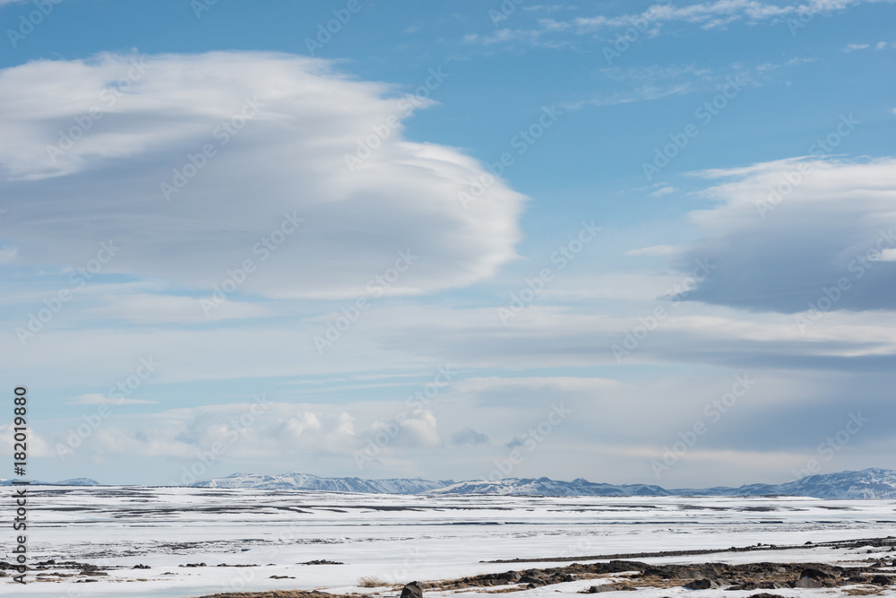 Lenticular Cloudscape Landscape Iceland