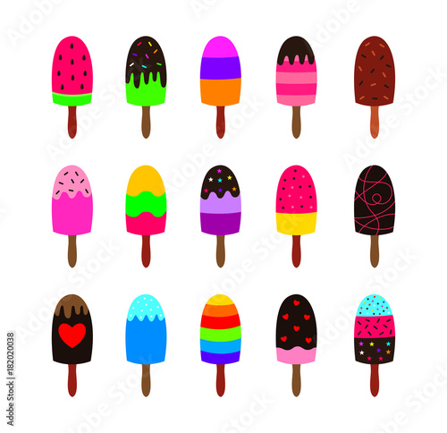 cute popsicle vector © LanSea