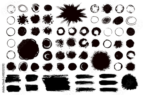 Brush Stroke Text Boxes Frames