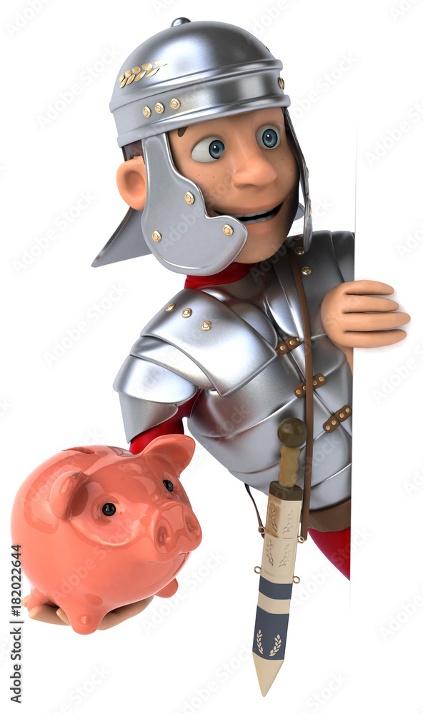 Naklejka premium Roman soldier