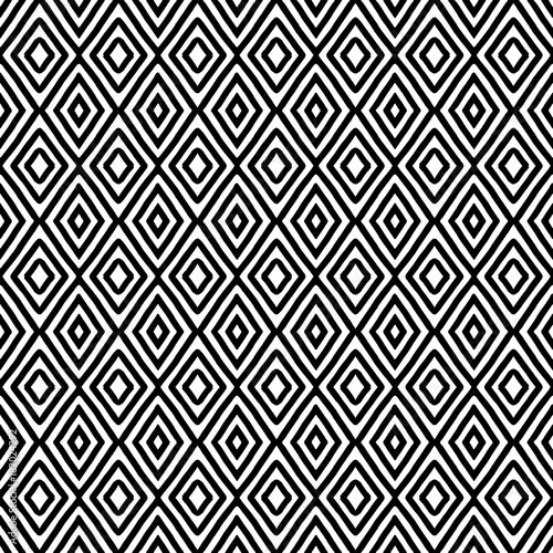 black and white tribal seamless pattern