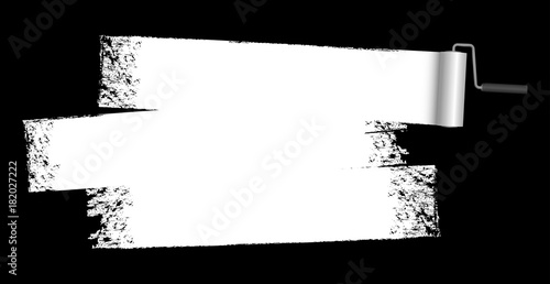 paint roller with marking