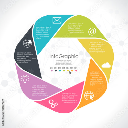 business info graphic template