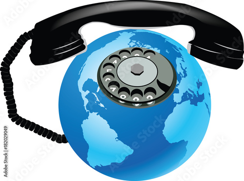 telefono a cornetta globalizzazione comunicazione 
