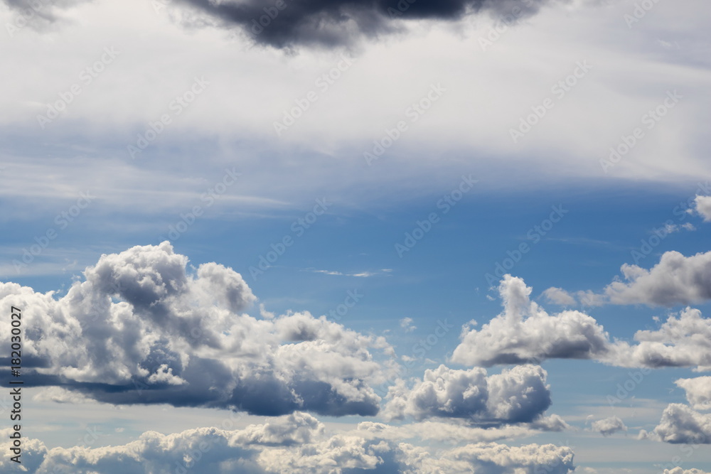 Fototapeta premium Cumulonimbus clouds, dramatic sky