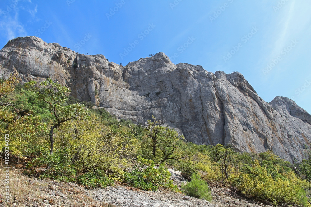Beautiful nature at Mountain Socol (Sokol) (Falcon) in Crimea.