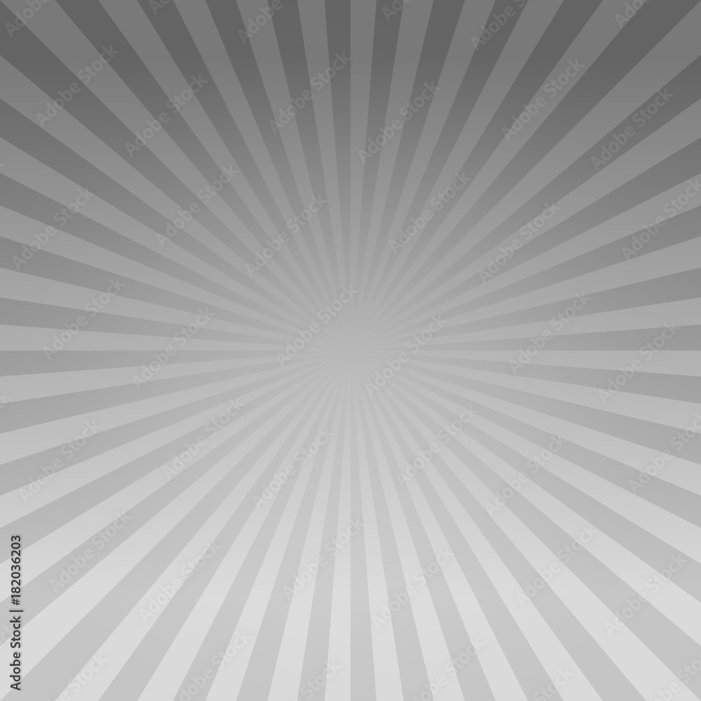 Abstract dark Gray gradient rays background. Vector Abstract dark Gray gradient rays background. Vector