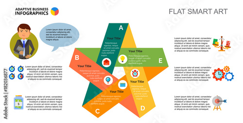 Five Management Options Slide Template
