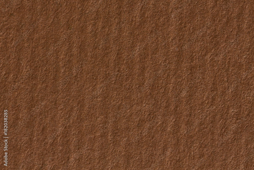 Fototapeta premium Brown craft paper texture with horizontal stripes for background.