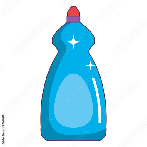 bottle laundry product icon vector illustration design