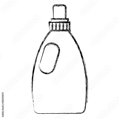 bottle laundry product icon vector illustration design