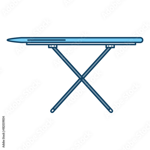 ironing board isolated icon vector illustration design