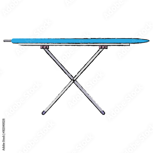 ironing board isolated icon vector illustration design