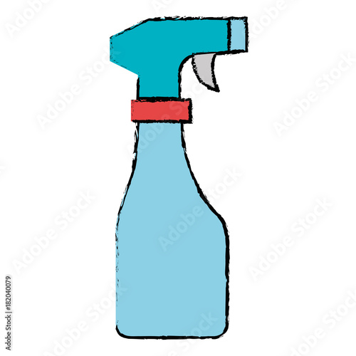 spray bottle isolated icon vector illustration design