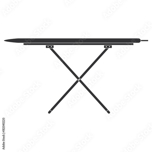 ironing board isolated icon vector illustration design