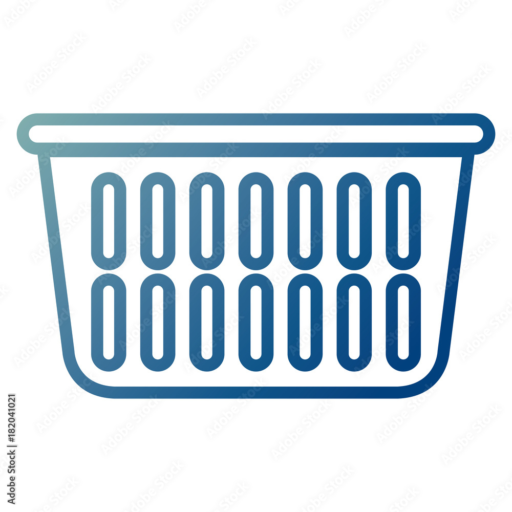 plastic basket laundry icon vector illustration design plastic basket laundry icon vector illustration design