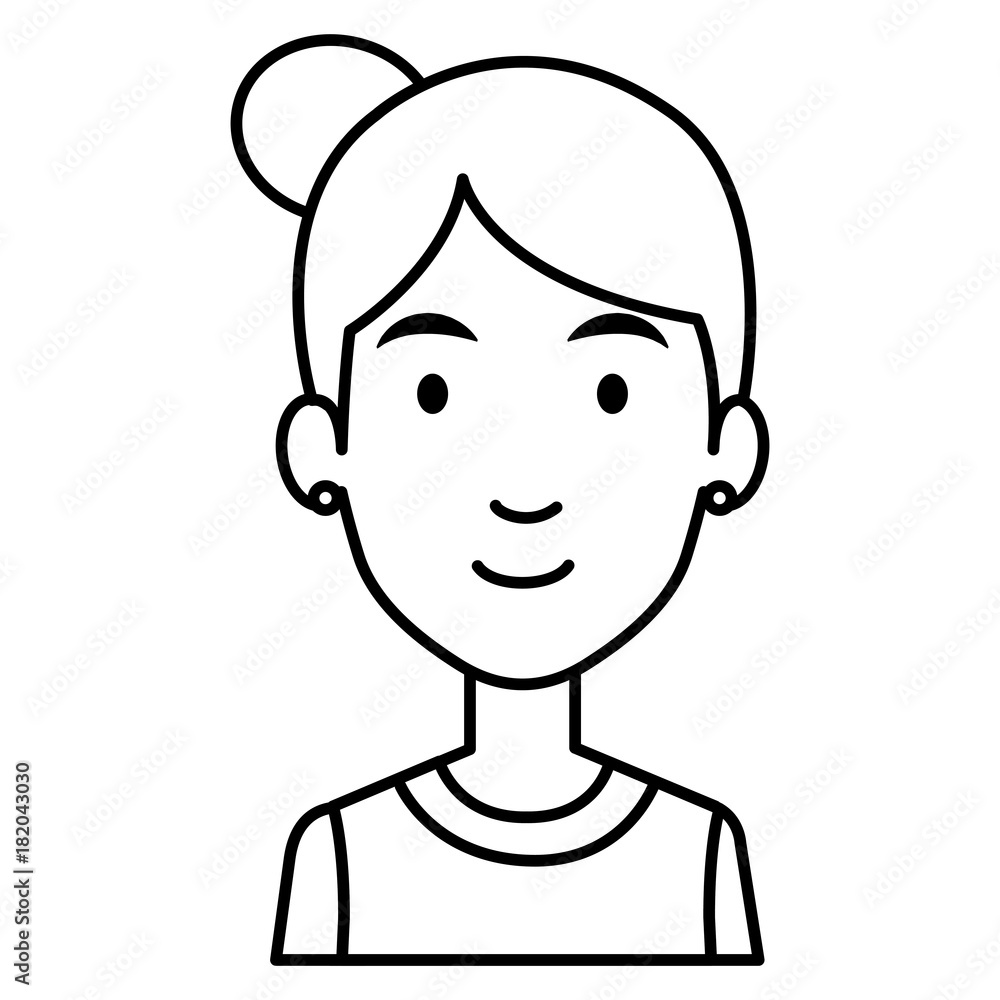 beautiful woman avatar character vector illustration design beautiful woman avatar character vector illustration design