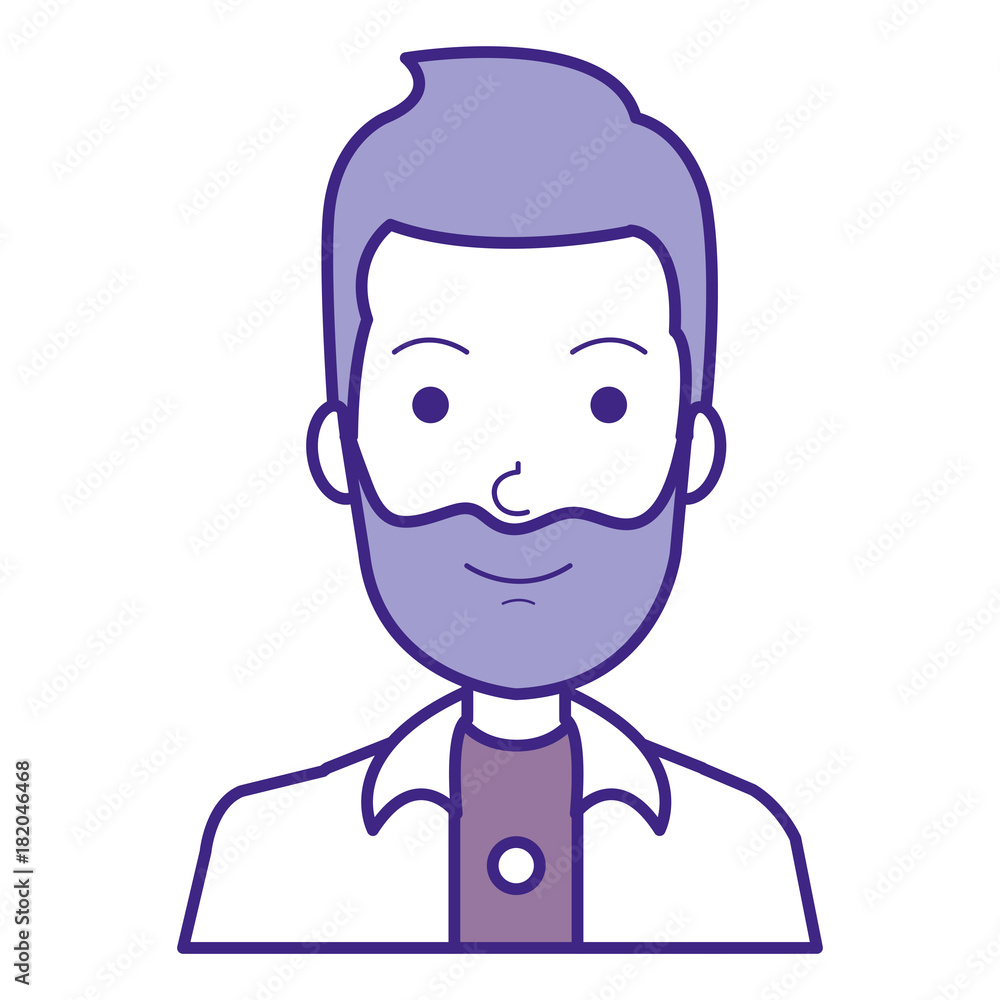 young man avatar character vector illustration design young man avatar character vector illustration design