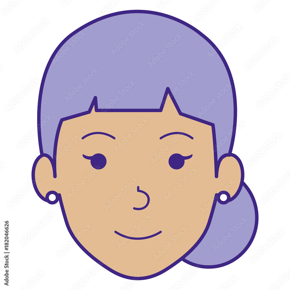 beautiful woman head avatar character vector illustration design beautiful woman head avatar character vector illustration design