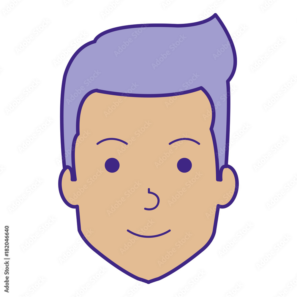 young man head avatar character vector illustration design young man head avatar character vector illustration design