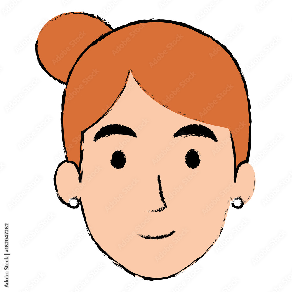 beautiful woman head avatar character vector illustration design beautiful woman head avatar character vector illustration design