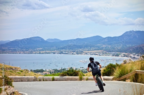 Biking e-bike in Mallorca