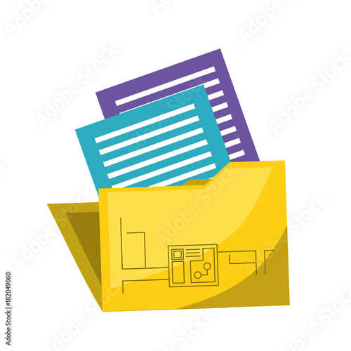 document folder design concept