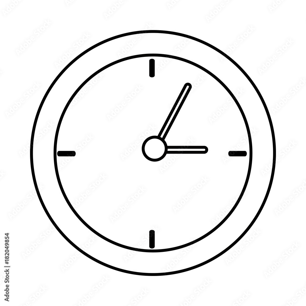 time clock isolated icon vector illustration design time clock isolated icon vector illustration design