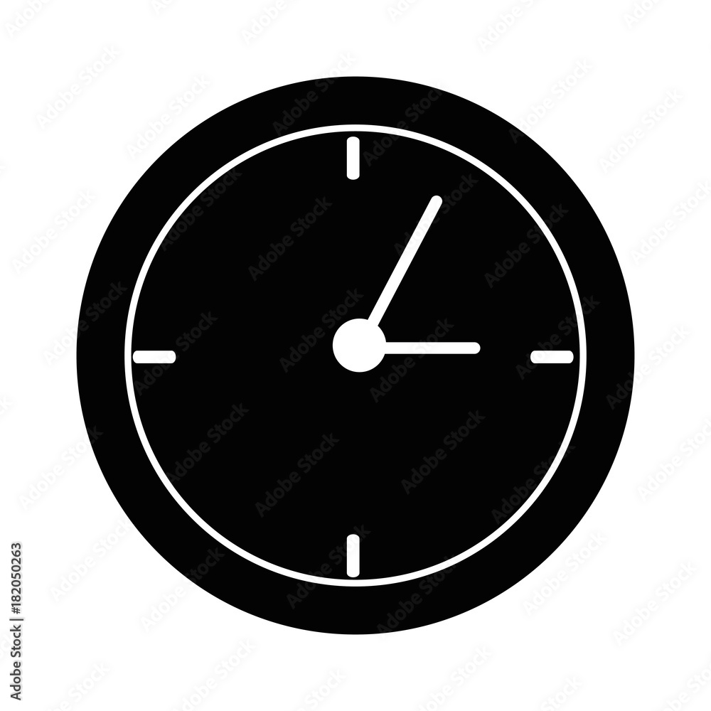 time clock isolated icon vector illustration design time clock isolated icon vector illustration design