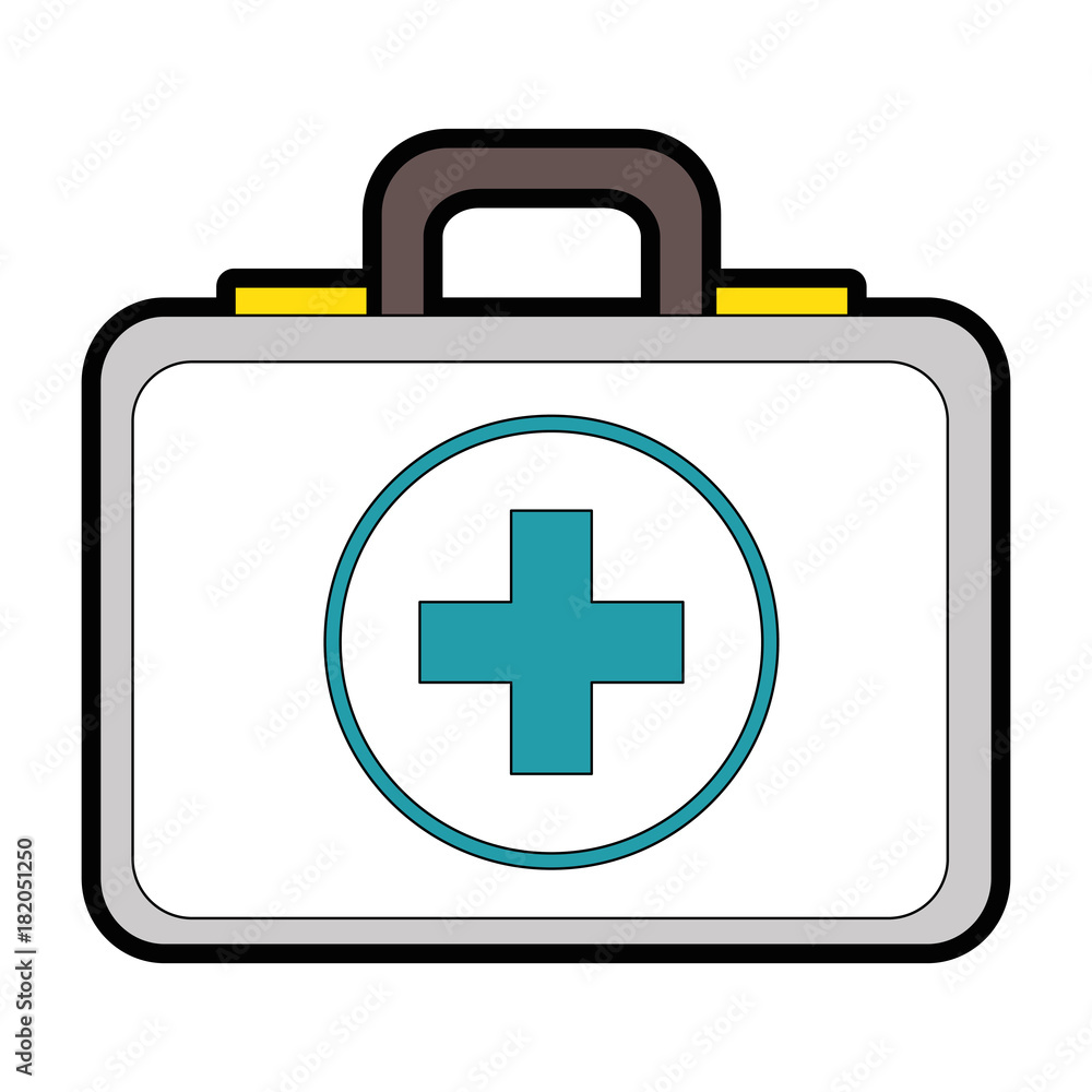 Obraz premium medical kit isolated icon vector illustration design