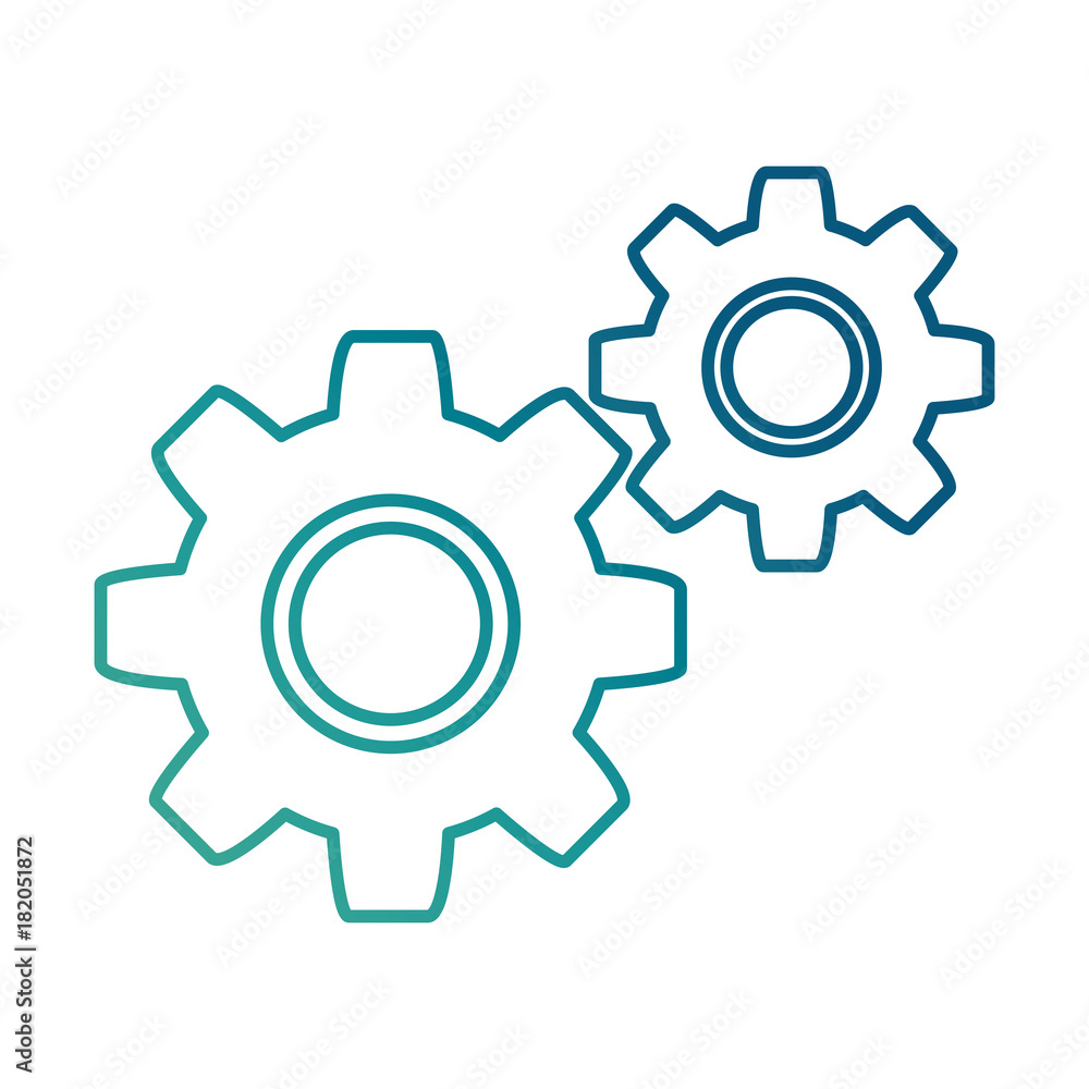 gear machine isolated icon vector illustration design