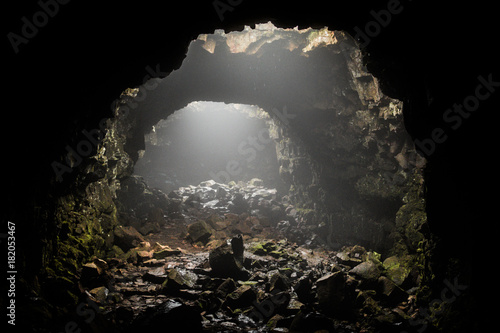 Raufarhólshellir lava tube, South Iceland